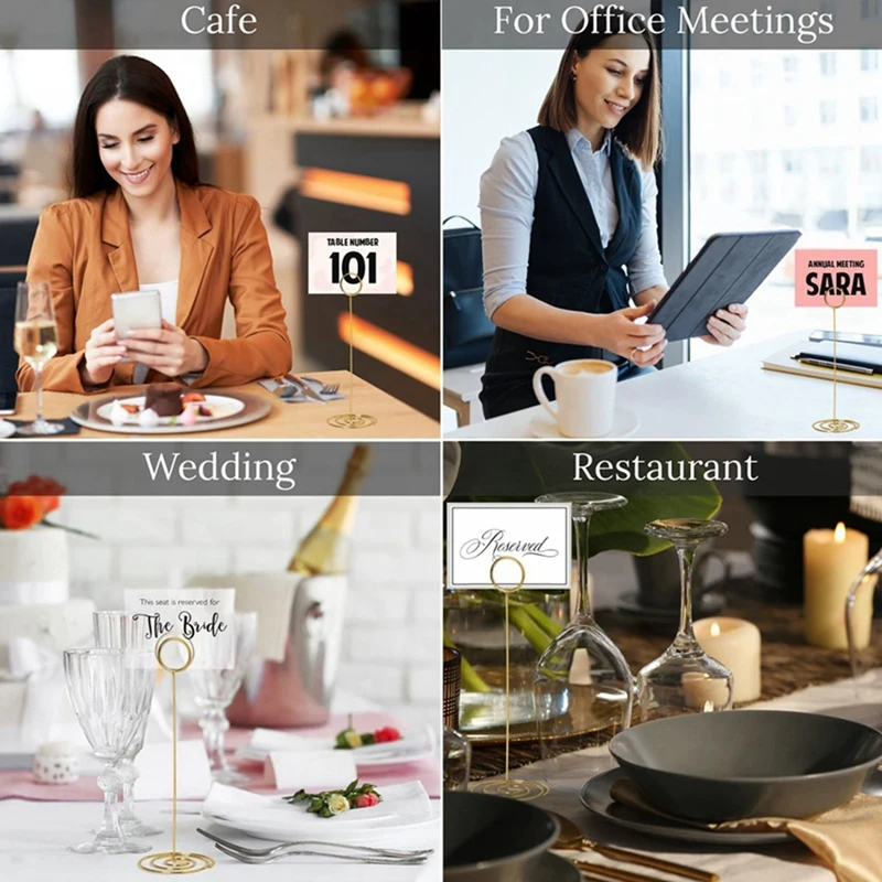حاملات أرقام الطاولات لحفلات الزفاف ، حامل بطاقة المكان ، حاملات رقم الطاولات الطويلة ، حفل التخرج ، من 60 *