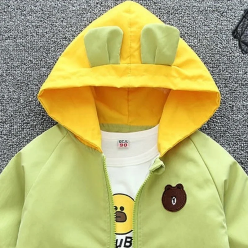 Children's Jackets, Girls' Windbreaker, Fashionable 2025 New Tops, Boys' Baby Thin Spring Korean Version of Charge Jacket