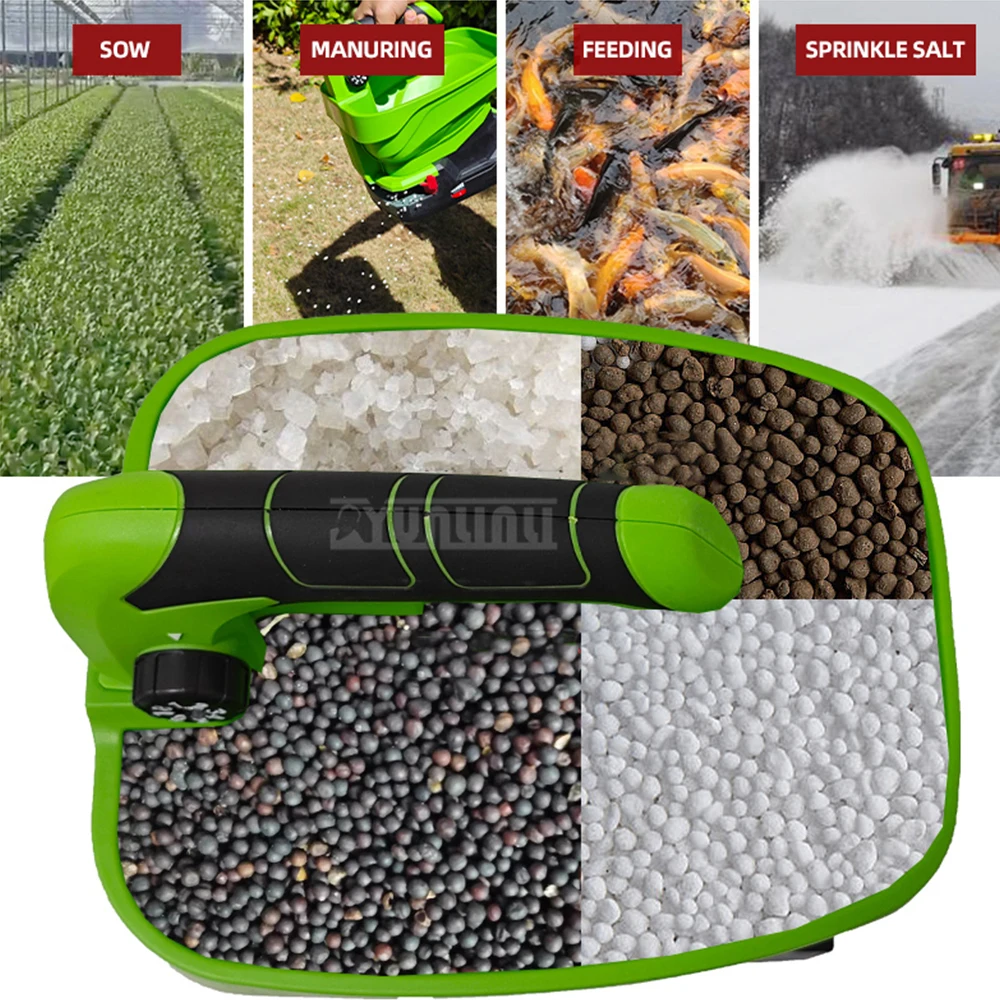 Handheld Agricultural Electric Small Sowing and Feeding Machine Wireless Fertilizer Spreader Feeding Machine
