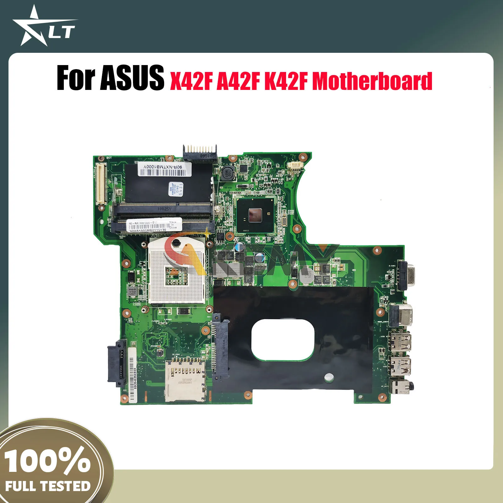

K42F Laptop Motherboard For ASUS X42F A42F K42F K42F Notebook Mainboard This item is in stock 100% tests OK fast shipping