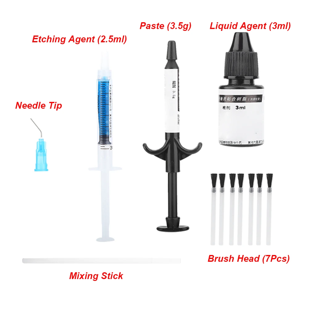 

2025 Dental Orthodontic Bracket Adhesive Teeth Enamel Light Curing Bonding Glue Self Cure Resin Soft Gel Dentist Clinic Supplies