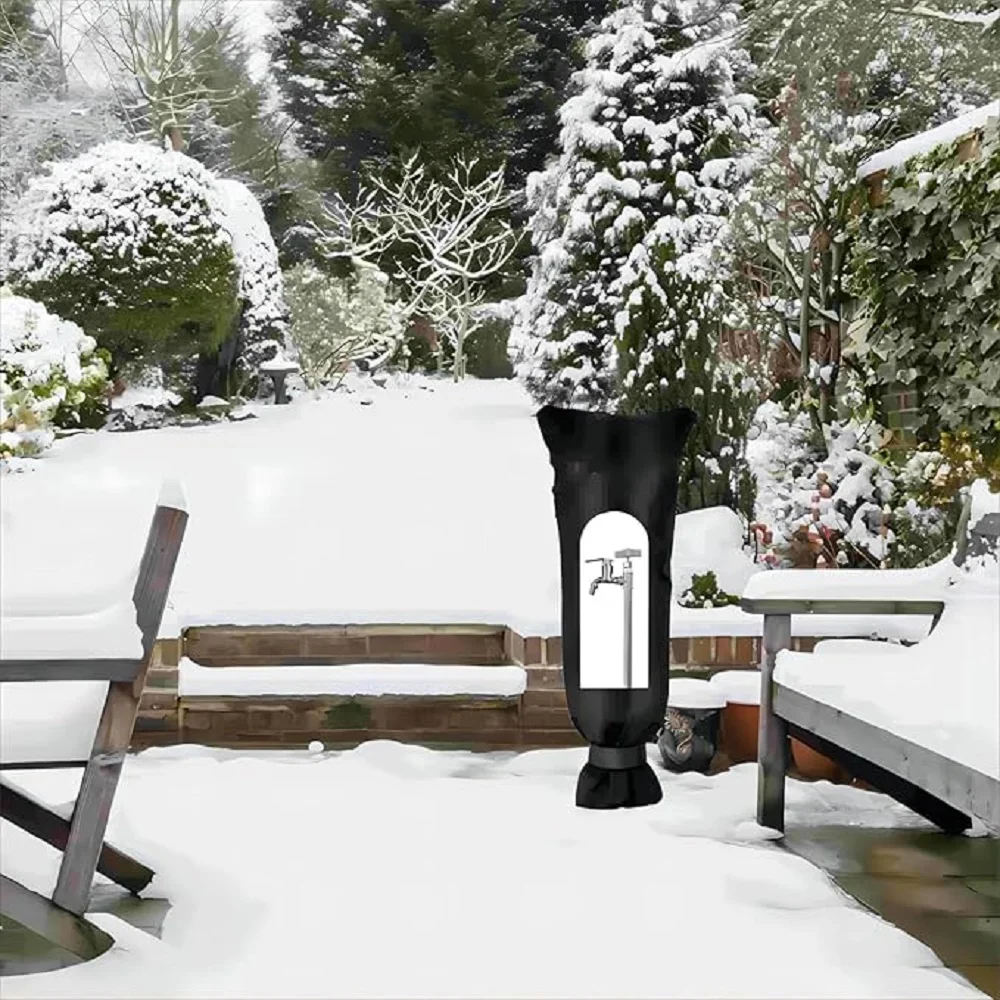 

Winter Waterproof Outdoor Garden Faucet Tap Cover Antifreeze Oxford Cloth Faucet Protector for Home Kitchen Faucet Accessories