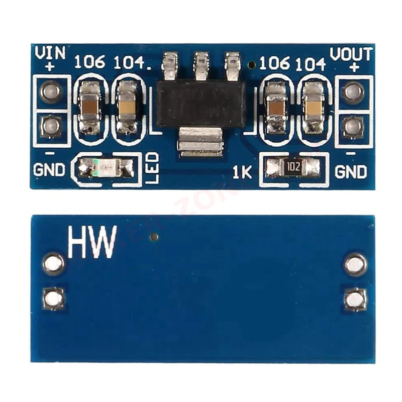 10pcs AMS1117-3.3 DC Buck Converter Voltage Regulator 4.75V-12V to 3.3V 800mA 4Pin LDO Step-Down Power Supply Module