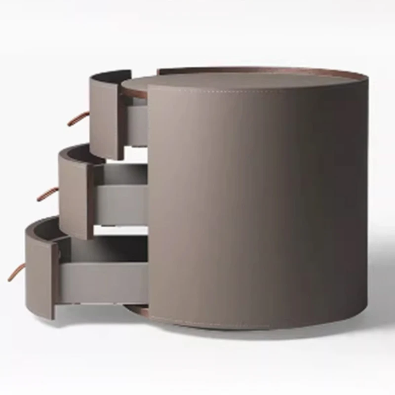 طاولات ليلية بسيطة على الطراز الإيطالي لغرفة المعيشة وغرفة النوم وتصميم الفندق منضدة أثاث منزلي متقدم Mesita De Noche Lsctg #4