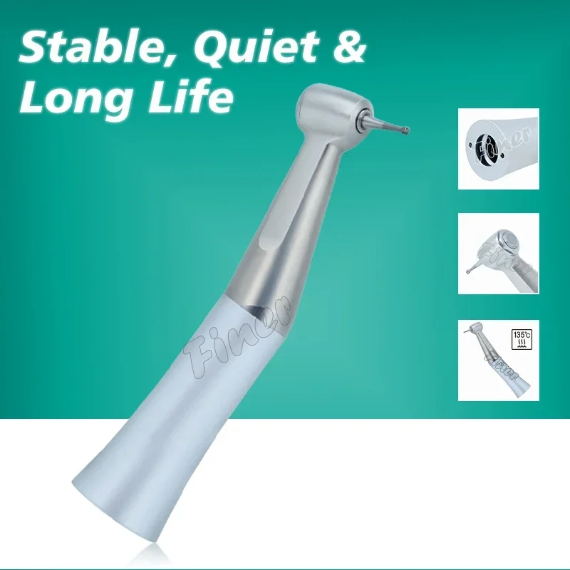 Dental Low Speed Handpiece Contra Angle Dental Straight Nose Cone Handpiece Mini 2 4 Hole Air Motor Low Rotation Dental for FX