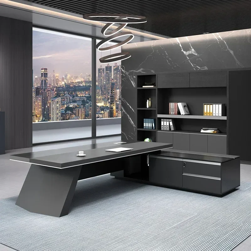 modern CEO manager executive office table latest L shape office computer desk executive office desk