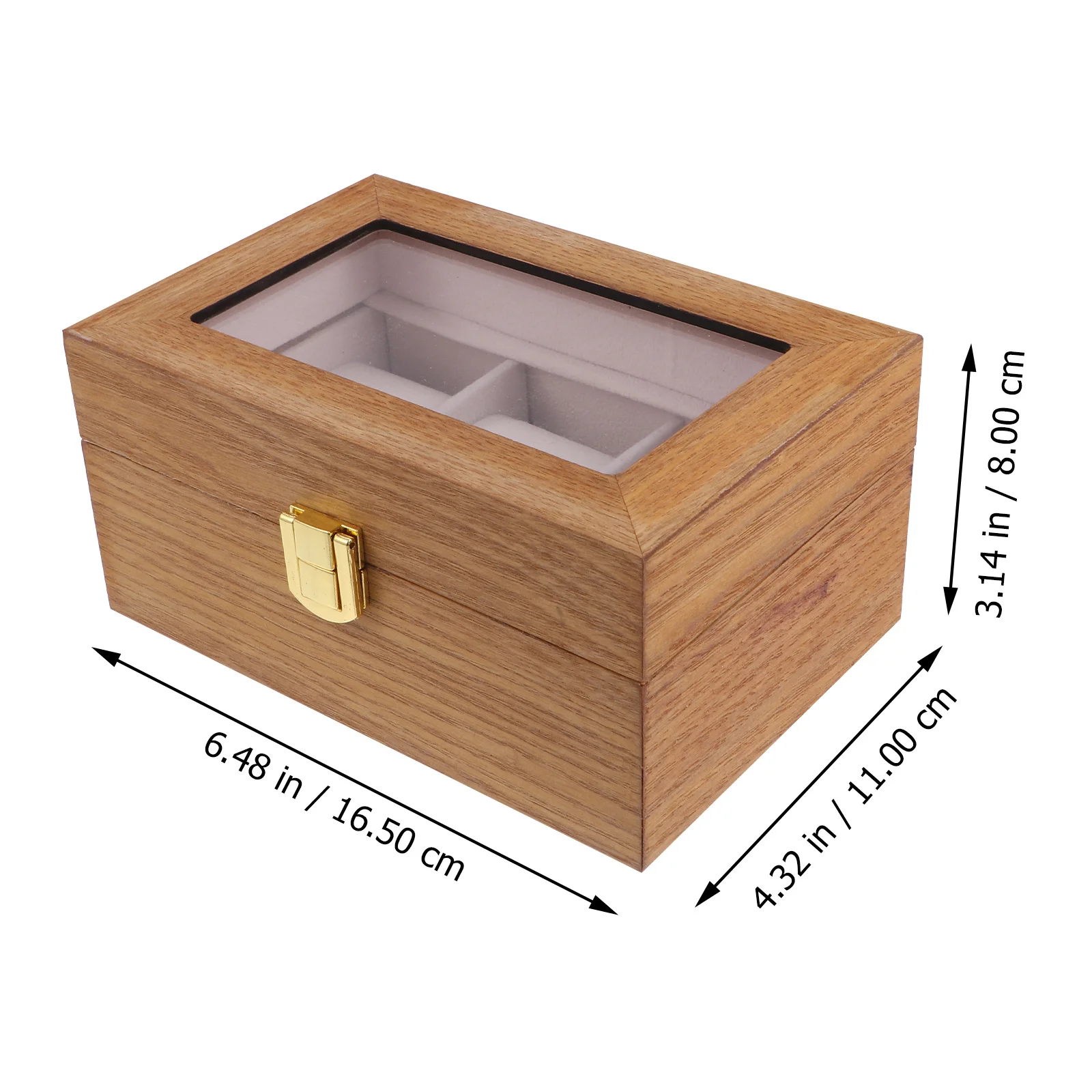 1 قطعة حافظة عرض الساعات الفاخرة 3 فتحات المنظم لمسة ناعمة غرامة الحرفية الغبار تخزين هدية فكرة ساعة عرض #6