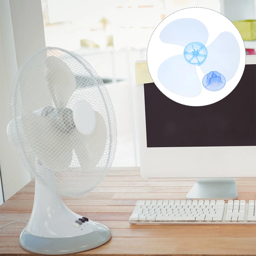 

2pcs Blades for 12 Inch Standing Pedestal Fans Electric Accessories Cooling Powerful Airflow Plastic Replacement Parts