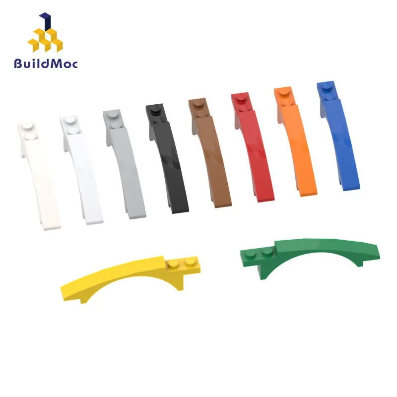 

10PCS Assemble Particle 50967 1x8 Inner Arch Arc Building Blocks Kit High-Tech Replaceable Part Toys For Children Gifts