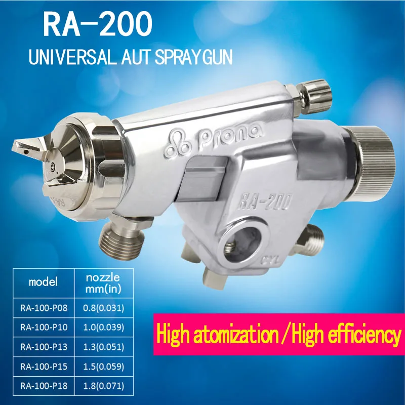 Imagem -02 - Prona Ra200 Pistola Automática Ra200 Pintura Arma