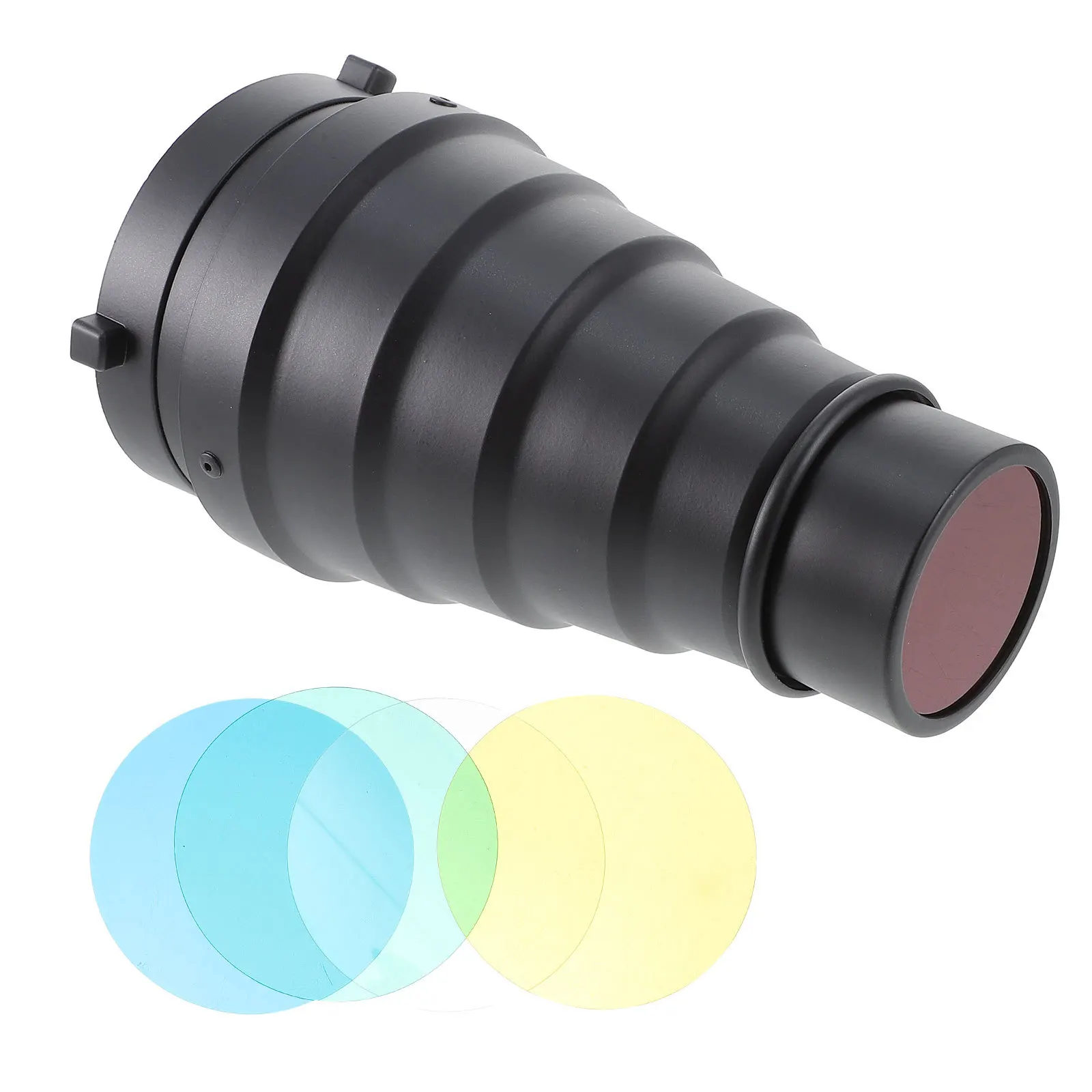 

1Set Flashlight Beam Tube Photography Kit Conical Tube Honeycomb Grid Color Filters Flash Accessories Hair Accent