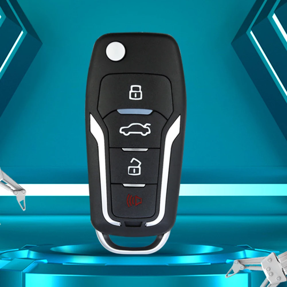 Clone Remote 4 Buttons Gate Opener Remote 433.92 MHz Universal Duplicator Key High Sensitivity for Car Home Garage Door Gate