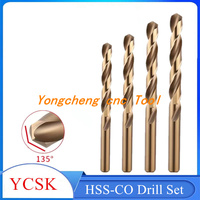 M42 Cobalt Drill Bit Set,HSS-CO Drill Set 0.3-20MM, for Drilling on Hardened Steel, Cast Iron & Stainless Steel