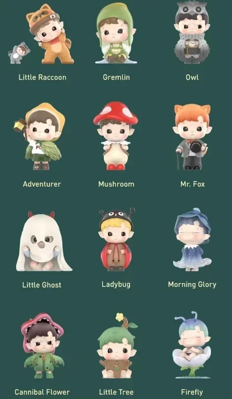 

POP MART HACIPUPU Adventures In The Woods Series Blind Box Guess Bag Mystery Box Toys Doll Anime Figure Desktop Ornaments