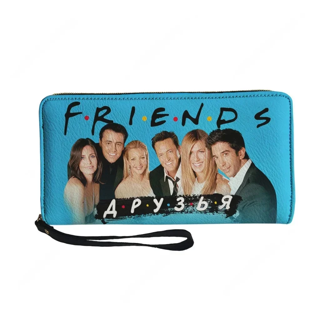

Кошелек-портмоне Friends TV на заказ, мужской, женский, подростковый, на молнии, длинный, с двойным принтом, портативный, подарочная сумка