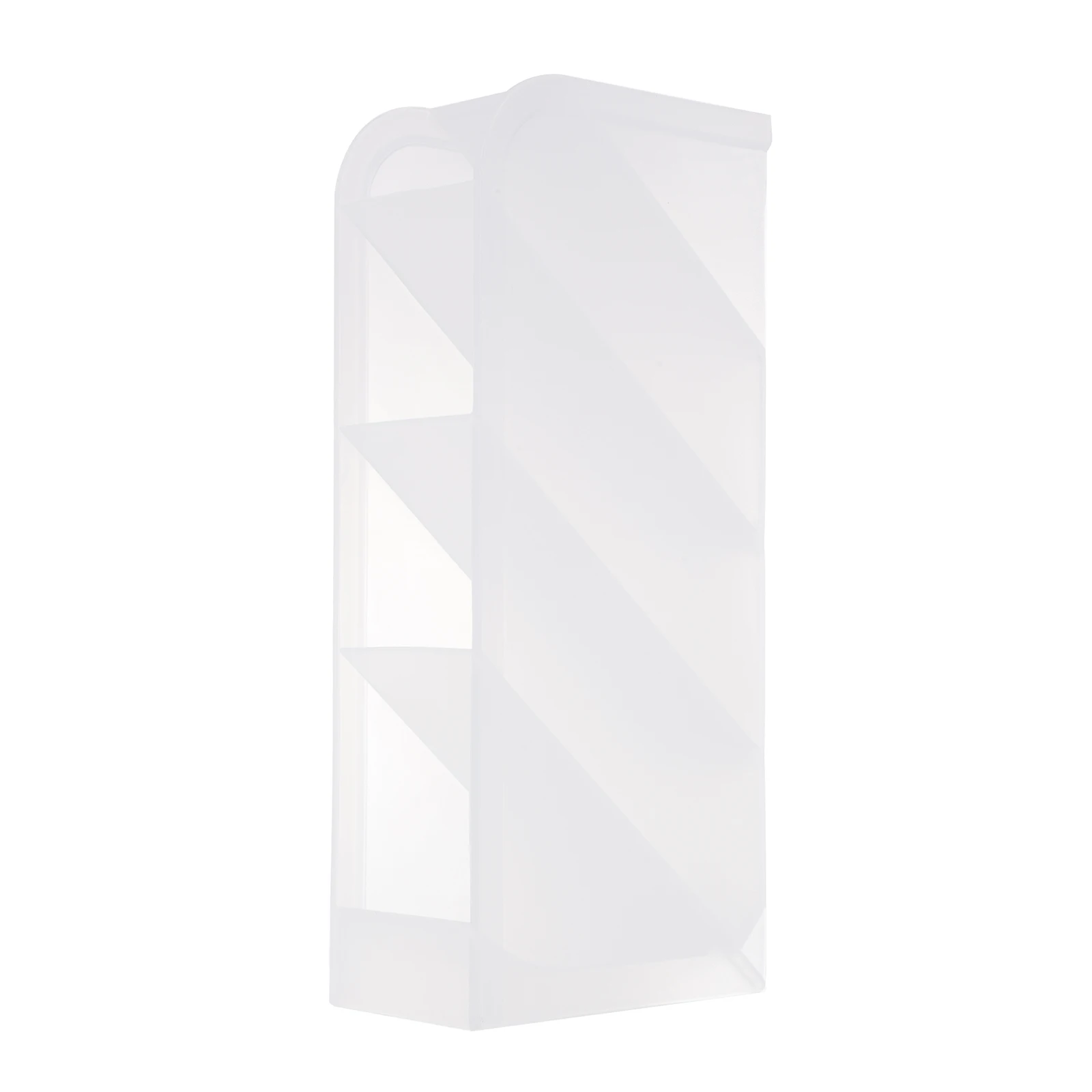 

Plastic Pen Holder Desk ganizer Stationery Storage Box Oblique Inserting Pens Pencil Case Office Supplies