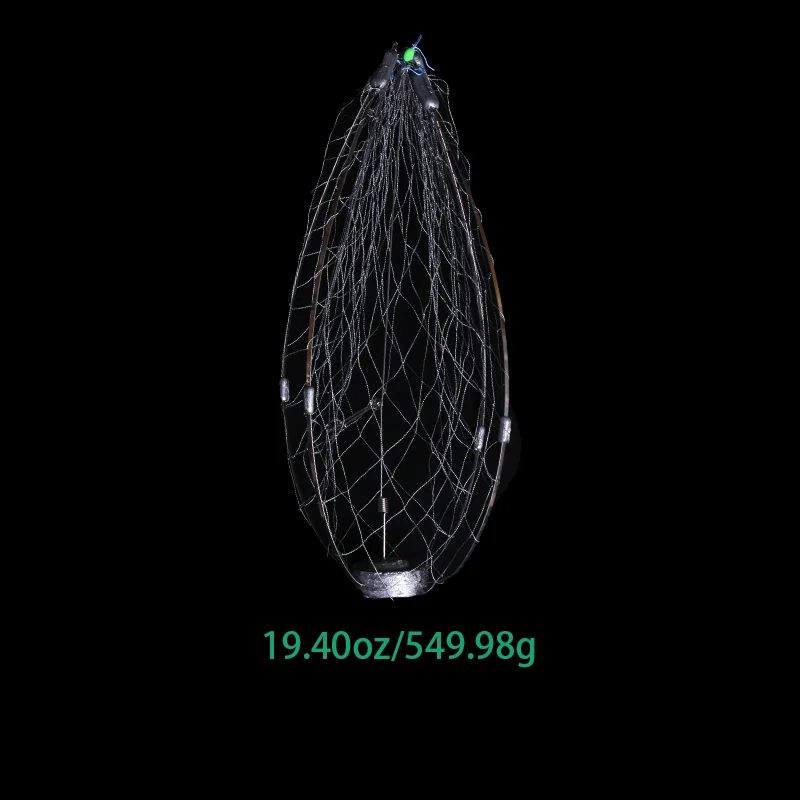 1 pc stainless steel shrinkage crab cage for sea fishing, weighted with built-in spring, high sensitivity fishing tool