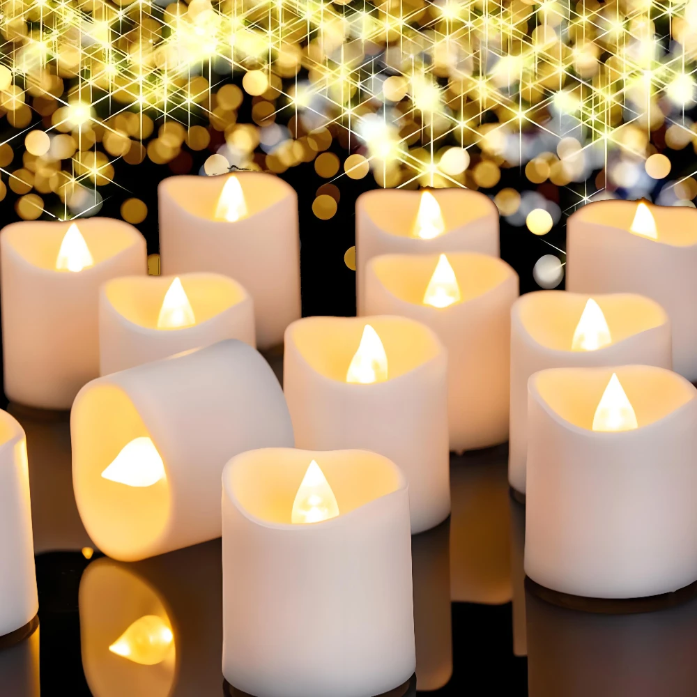 Velas votivas LED para propuesta de boda y decoración romántica - imagen 5