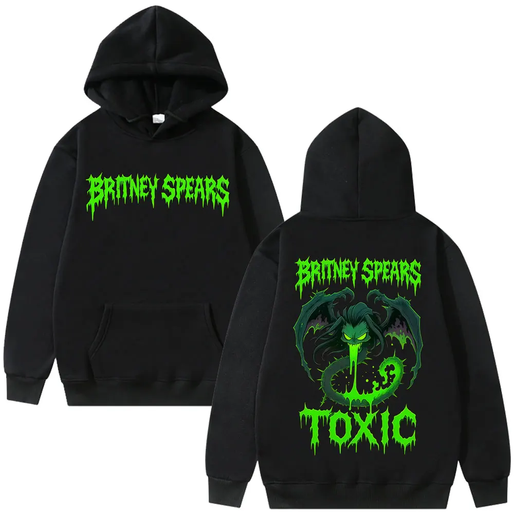 

Britney Spears Toxic Graphic Hoodie Men Women Clothing Casual Vintage Oversized Pullover Hoodies Unisex Fashion Cool Streetwear
