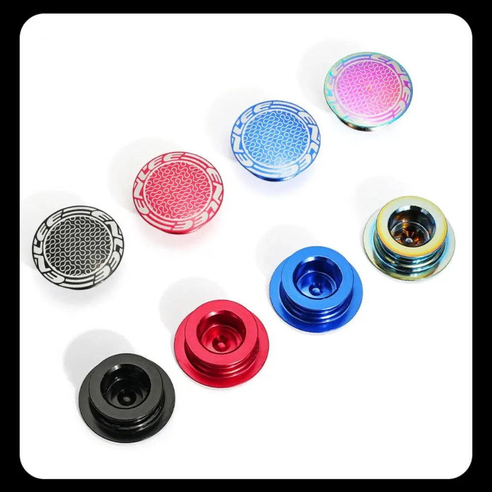 Aluminum Alloy Bike Crank Dust Cap Rubber Ring Waterproof Bicycle Crankset Dust Cover Integrated Protective Crank Plugs