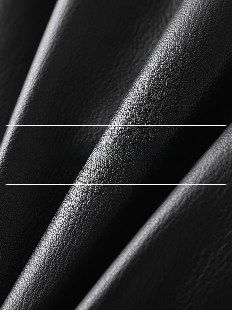 2026年春 レトロ襟付き羊革レザージャケット レディースミディアム丈コート 本革アウター サイズC