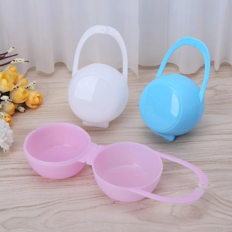 

J15U Pacifier Holder Case Infant Pacifier Container for Travel BPA Color