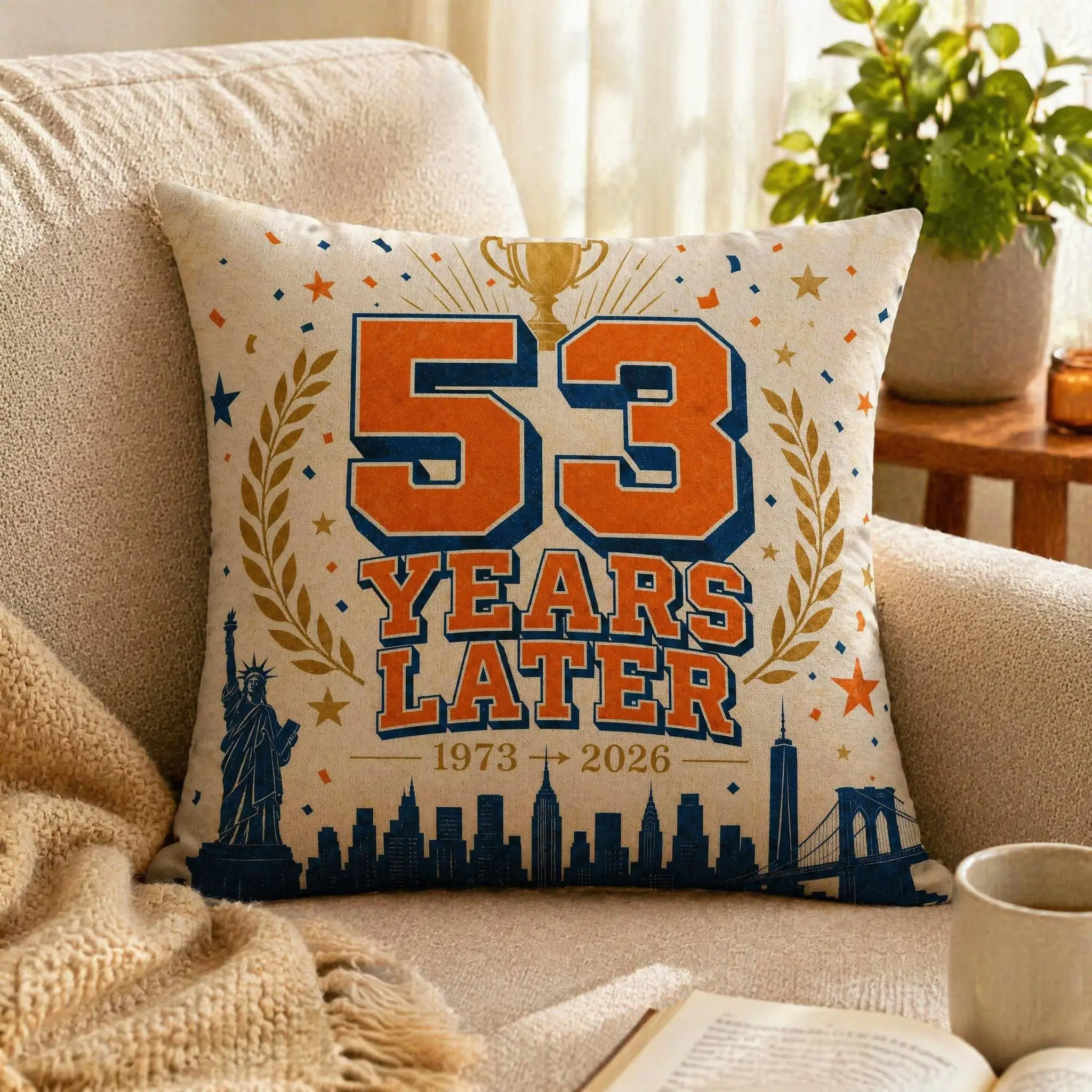 Home Textiles New York - Housse de coussin de basket-ball New