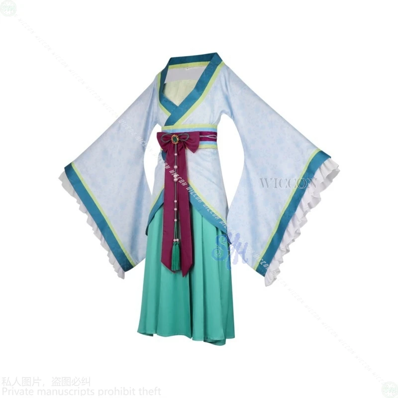 Anime The Apothecary Diaries Cosplay Maomao Banchetto Uniforme Abito lungo verde Stile cinese retrò Hanfu Lolita Festa di Halloween