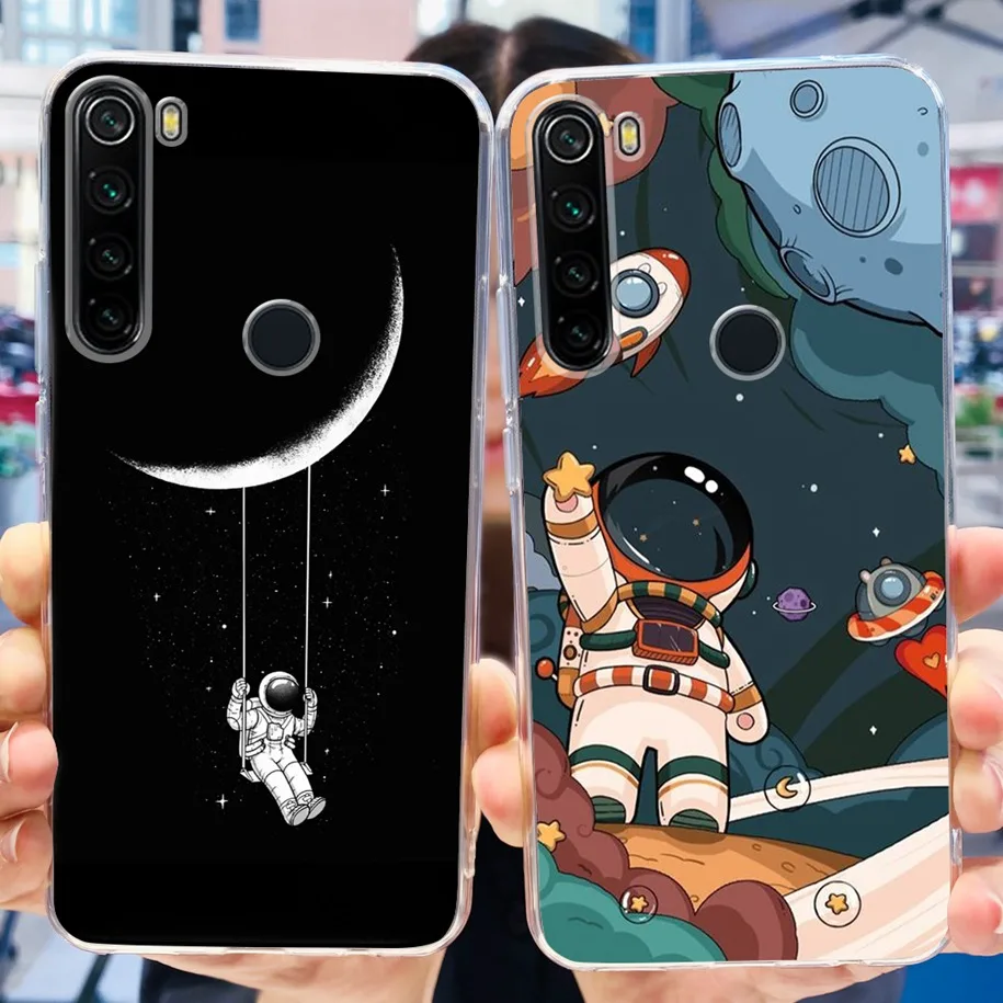 Xiaomi Redmi Note 8 케이스 Note8 2021 실리콘 소프트 TPU 커버 Xiaomi Redmi Note 8 T 8 t Funda on, Redmi Note 8 Pro Coque