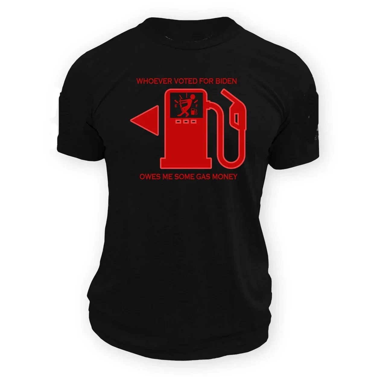 Whoever Voted for Biden Owes Me Some Drawn Gas T-Shirt 100% Cotton O-Neck Short Sleeve Summer Casual Mens T-shirt Streetwear