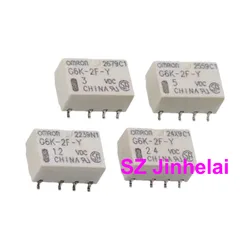 10pcs Authentic Original Omron Signal Relay G6K-2F G6K-2F-Y G6K-2P-Y G6S-2 G6S-2F 24VDC 12VDC 5VDC 3VDC