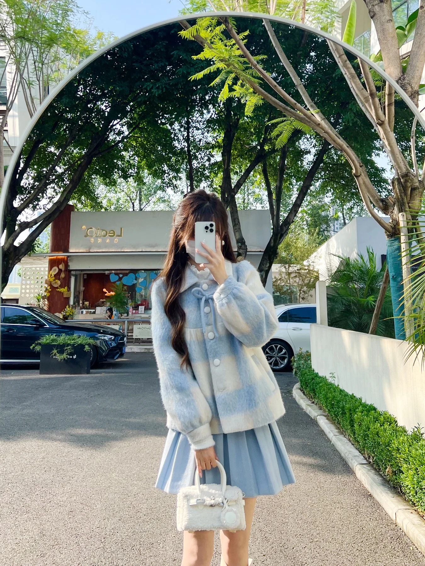 

Huaqizuru оригинальный зимний комплект Thiened Velvet White Dr, корейский женский костюм Sle Ele, брюки с высокой талией для женщин