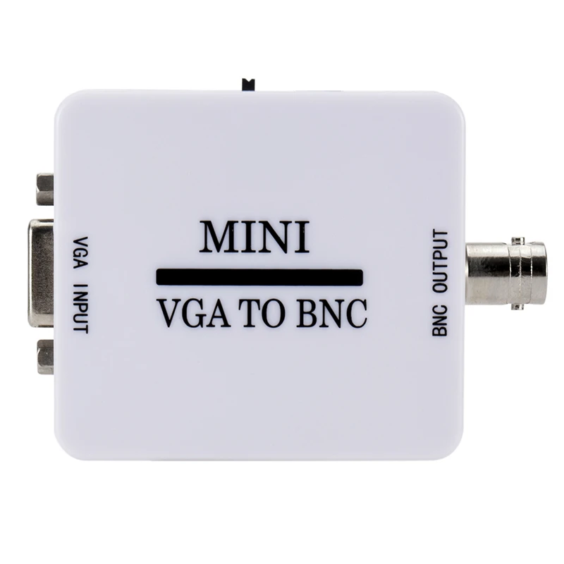 Mini HD VGA to BNC Video Converter Convertor Box Composite VGA to BNC Adapter Conversor Digital Switcher Box For HDTV Monitor