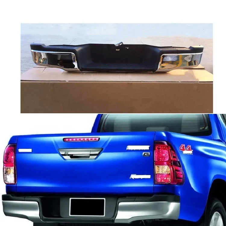 Maictop car accessories body parts auto rear bumper for hilux revo 2016