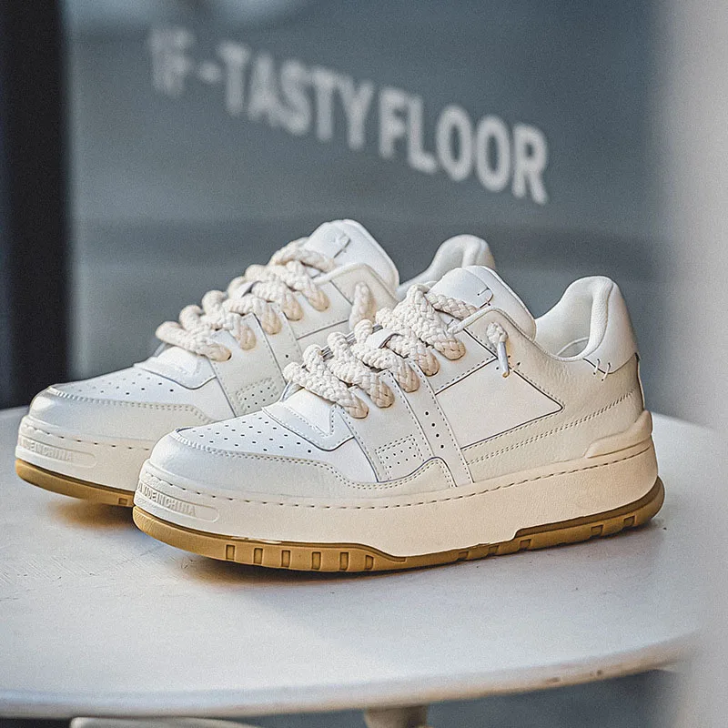 

Men's Thick Sole Increase Breathable Student Casual Sports Shoes Lovers Non-slip Walking Walking Shoes Women Vulcanized Shoes