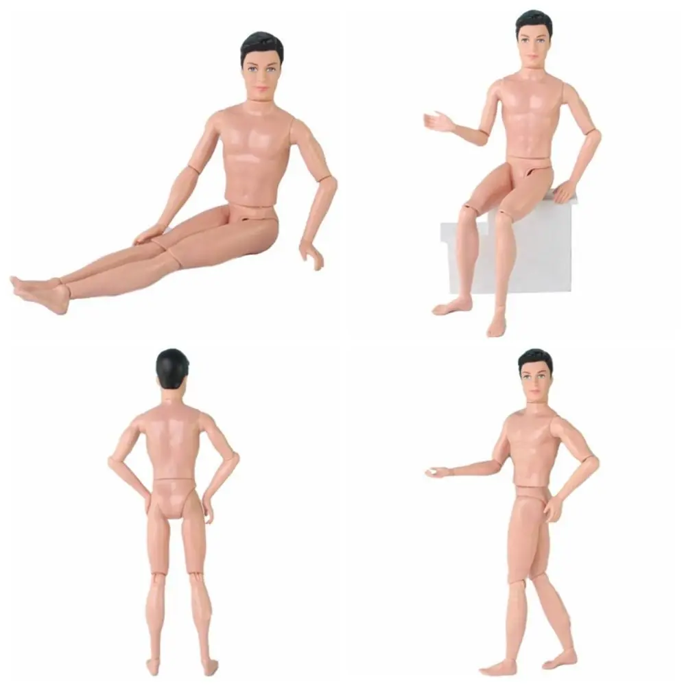 Dolls Accessories Moveable Jointed Ken Doll Body Prince Male Multi-Joint Male Nude Body Rotatable 30cm Move Doll Toys 1/6 Doll