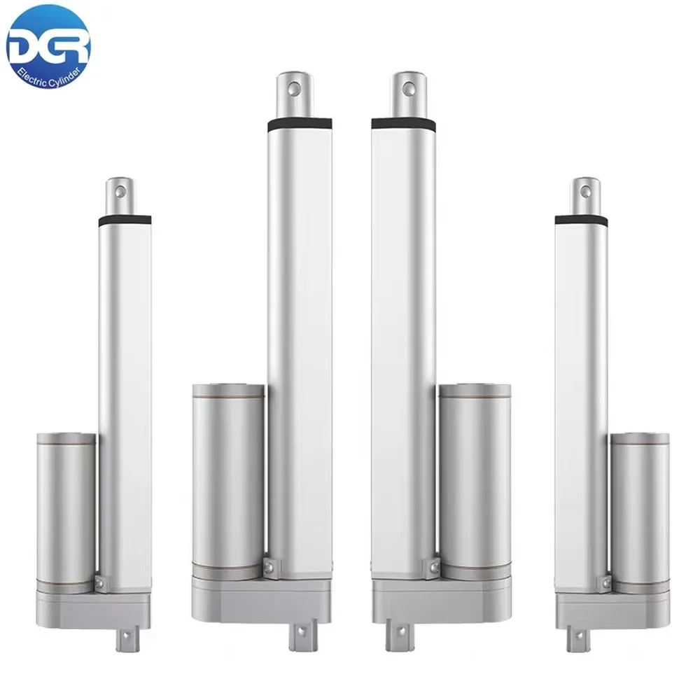 Compact DC12V 24V Electric Linear Actuator 100kg IP65 Waterproof For Window Opener Lifting Table Massage Bed DIY Project