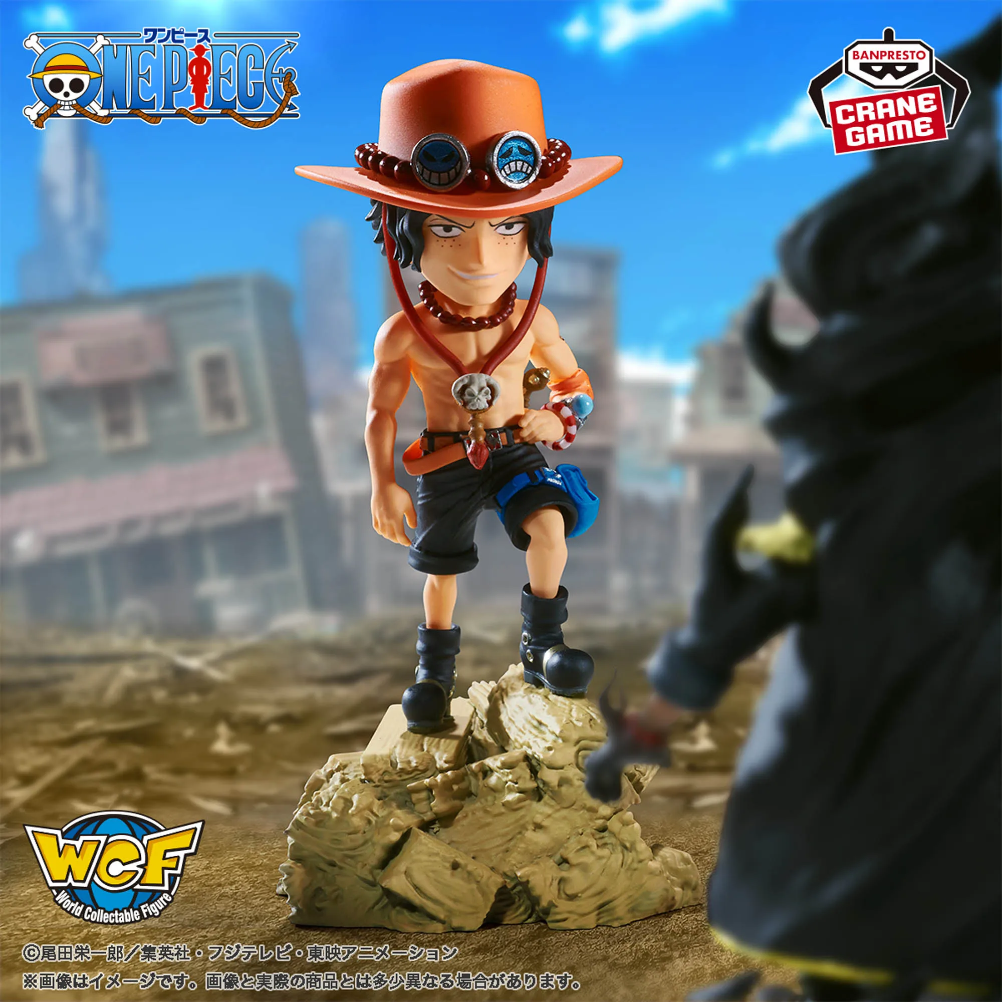 In Magazzino Originale BANPRESTO Mondo Da Collezione Figure Log Stories One Piece Insegnare Portgas D Ace Figura Anime Modello Genuino Giocattolo