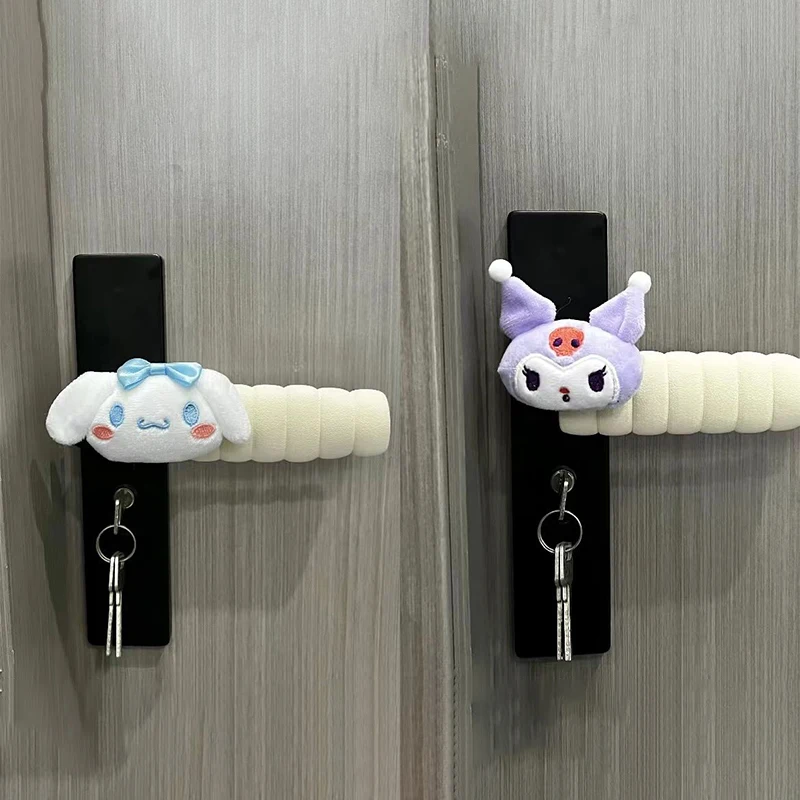 Sanrio Door Handle Protective Cover Anti-Collision and Anti-Static Wall Kuromimy Melody Cute Cartoon Animation Decoration Gift