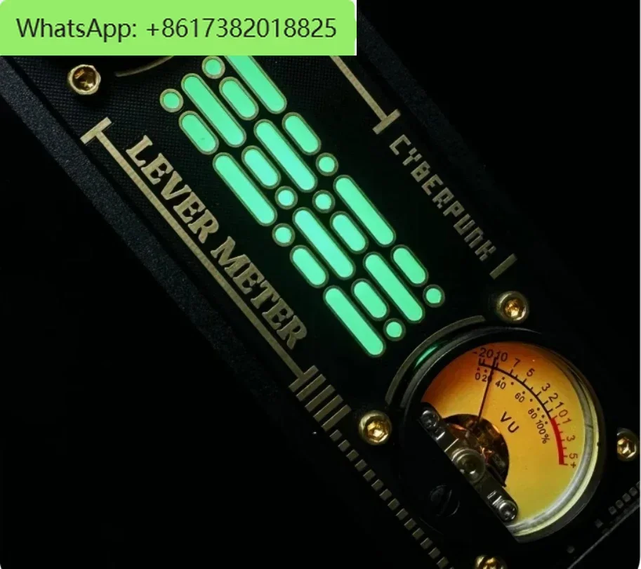 Eleksvu2 level meter, pickup meter, pickup lamp, RGB light level, voice controller, VU meter head with backlight