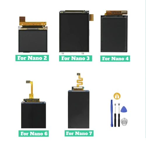 Montaje de digitalizador de Sensor de pantalla LCD, reemplazo para IPod Nano 2nd, 3rd, 4th, 6th, 7th