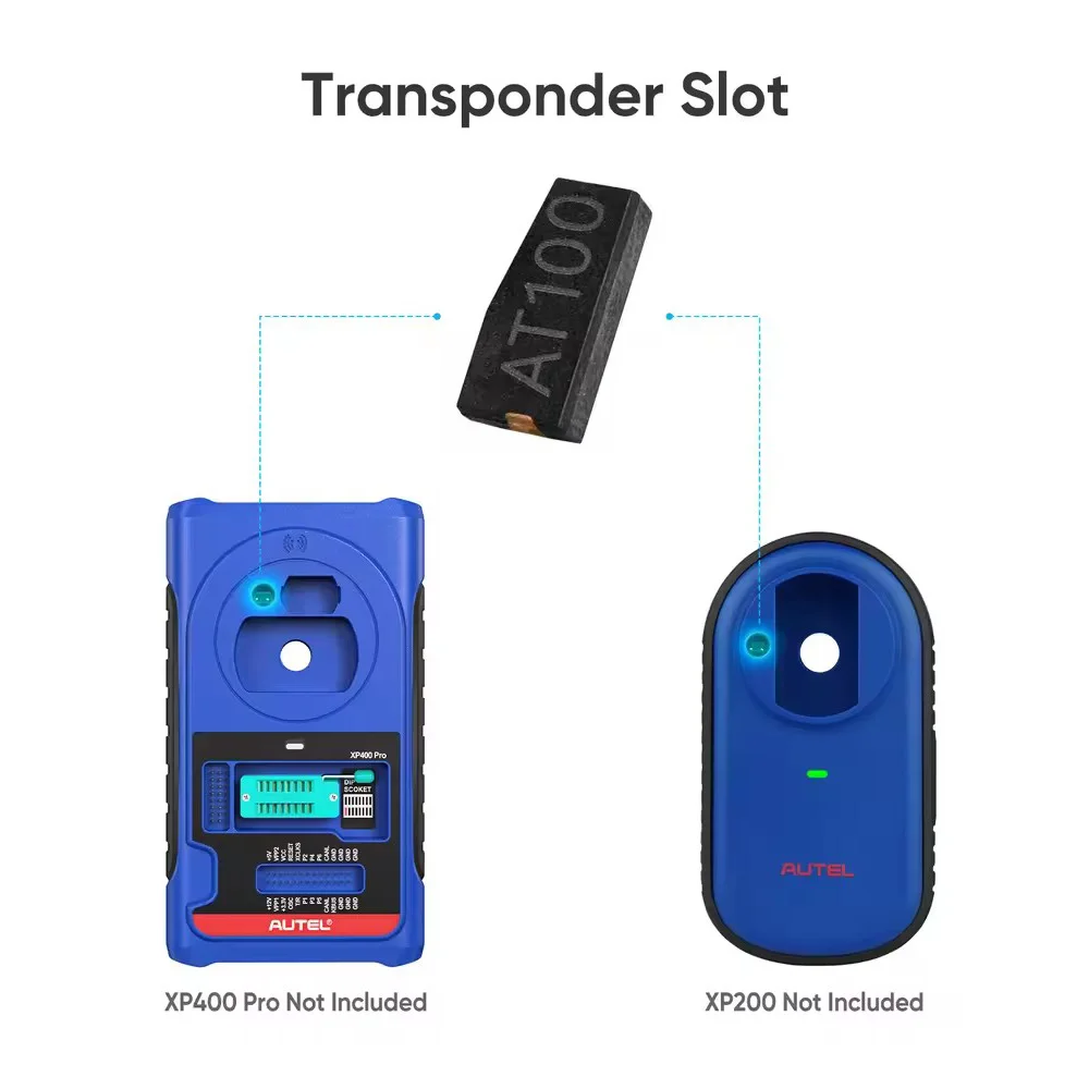 Autel AT100 Universal Transponder Chip for KM100 IM508 IM608 Series Autel Key Programming Tools Programmable with XP200 XP400 PR