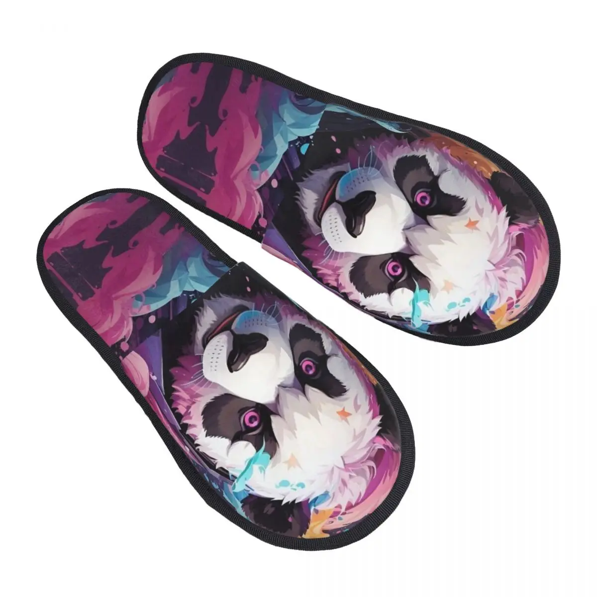 Cool Animals, Lions, panda Men Women Furry slippers,Cosy Color printing special Home slippers,Neutral slippers pantoufle homme