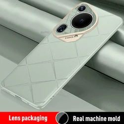 Case For Huawei PURA 70 ULTRA Luxury PU leather Cases Hard Shockproof Back Cover For PURA70ULTRA Original Skin Hull Coque