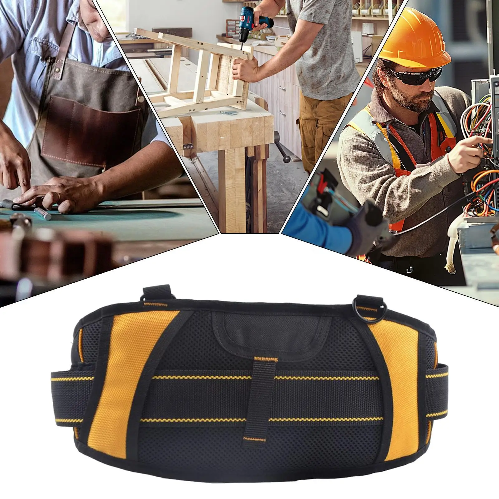ツールベルト便利屋ツールベルト人間工学に基づいた快適な通気性調節可能なツールベルト配管大工電気技師園芸用