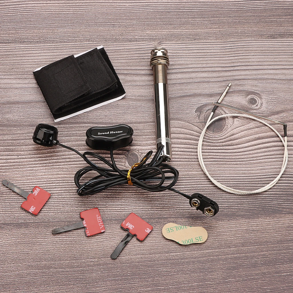 

Acoustic Guitar Pickup with Volume and Tone Controls for Acoustic Guitar Parts & Accessories