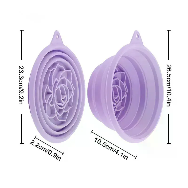 Silicone Foldable Face Ice Bath Bowl For Facial Plunge Dipping Skin Care Tool Home Travel Beauty Essential Multi Purpose Nursing