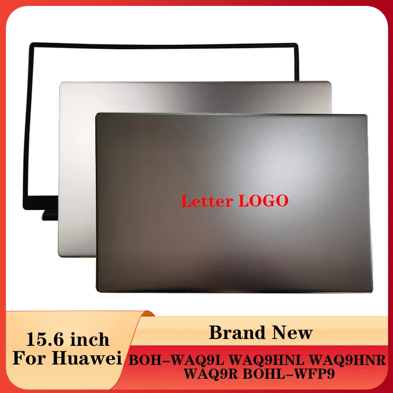 

For Huawei Matebook D15 BOH-WAQ9L WAQ9HNL WAQ9HNR WAQ9R BOHL-WFP9 Laptop Case LCD Back Cover/Front Bezel Silver Gray