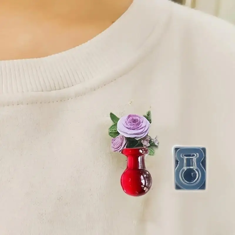 

A52E легкосъемная силиконовая форма для бутылок из смолы, миниатюрные поделки своими руками, украшения для помадки, термостойкие