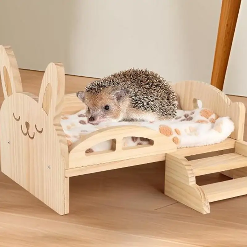 Chinchilla Bed Bunny Sleeping Habitat With Stairs Chinchilla Nest For Bunny Squirrel Hedgehog Kitten Hamster Ferret